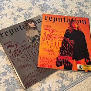 Taylor Swift Reputation Magazines - Orange and Gray